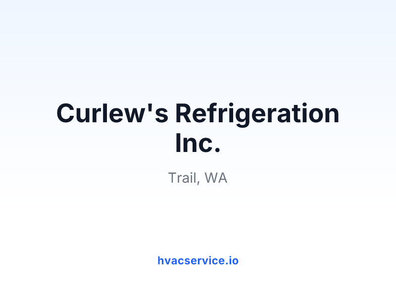 Curlew's Refrigeration Inc.