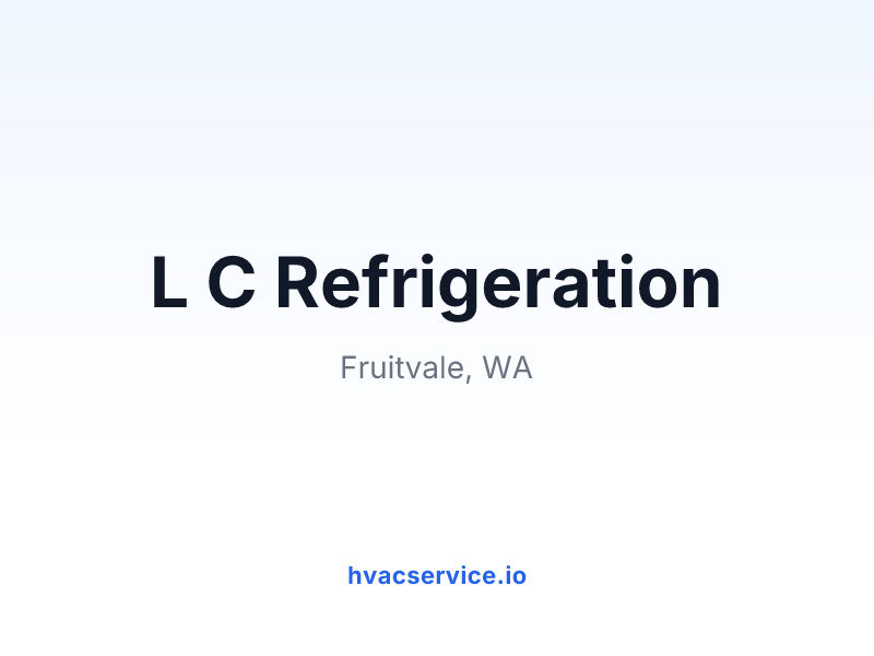 L C Refrigeration