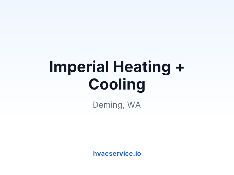 Imperial Heating + Cooling