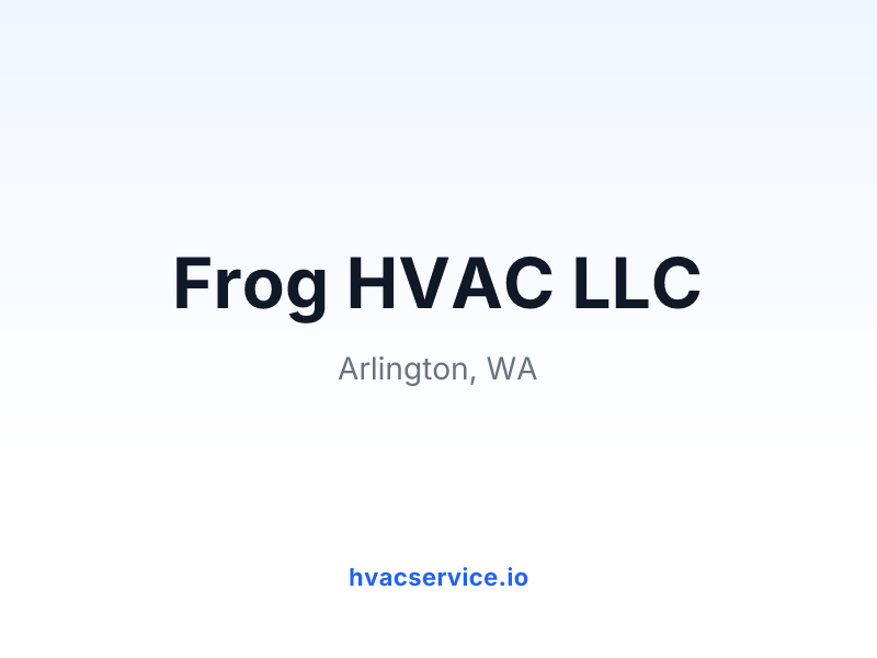 Frog HVAC LLC