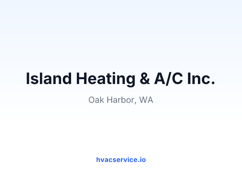 Island Heating & A/C Inc.