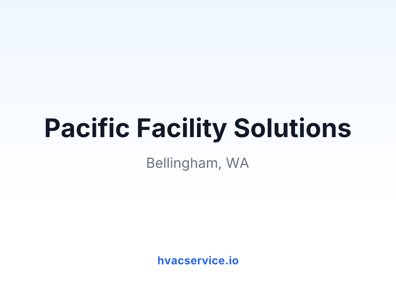 Pacific Facility Solutions
