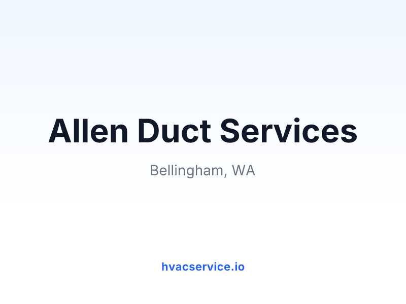 Allen Duct Services