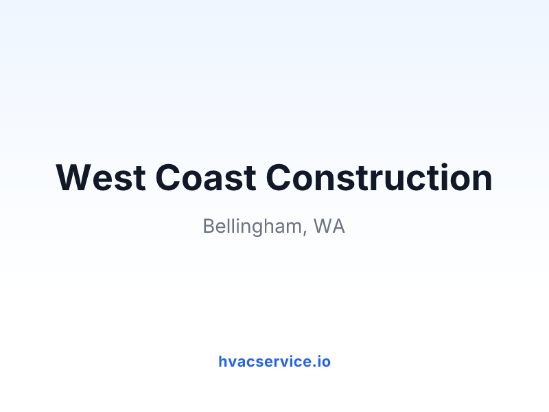 West Coast Construction