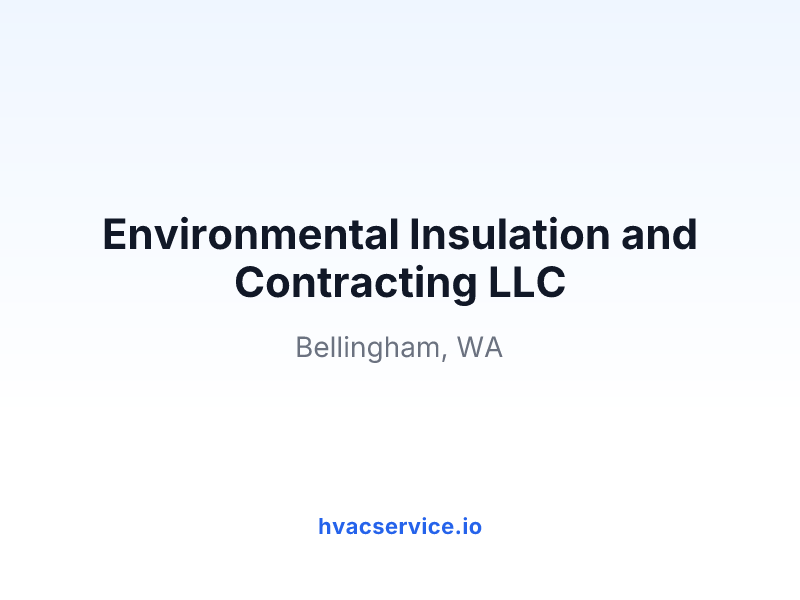 Environmental Insulation and Contracting LLC