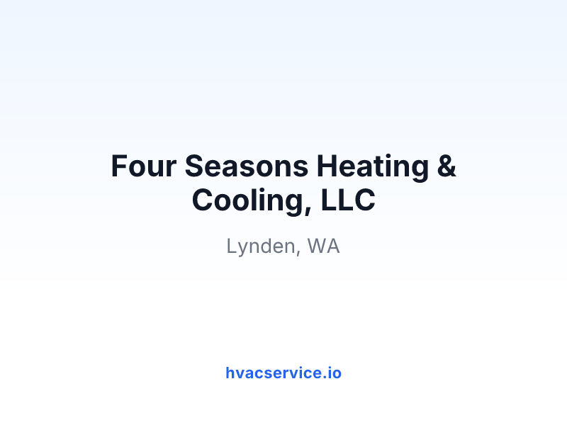 Four Seasons Heating & Cooling, LLC