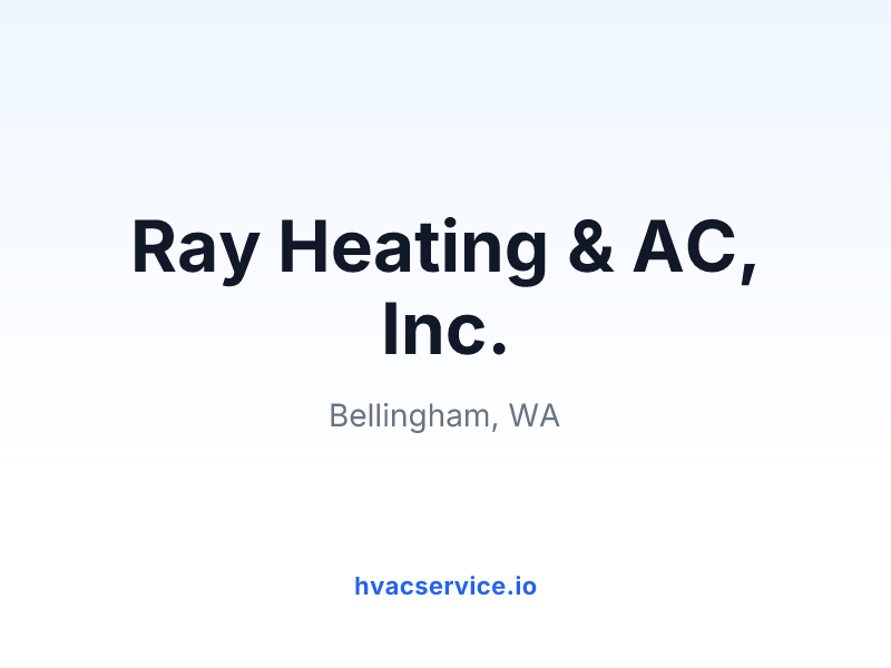 Ray Heating & AC, Inc.