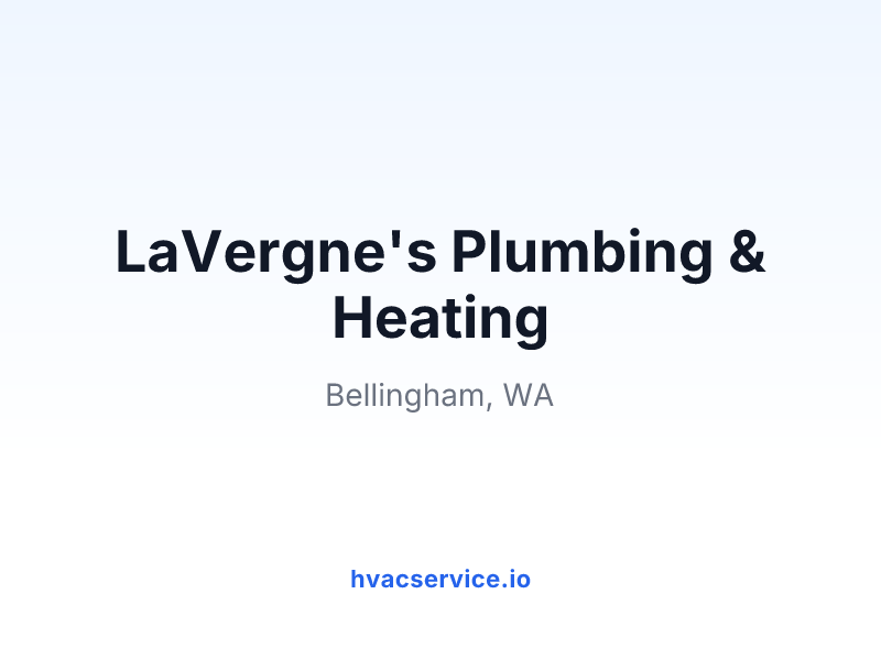 LaVergne's Plumbing & Heating