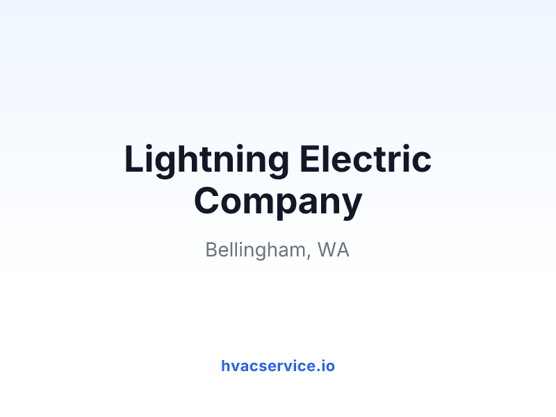 Lightning Electric Company