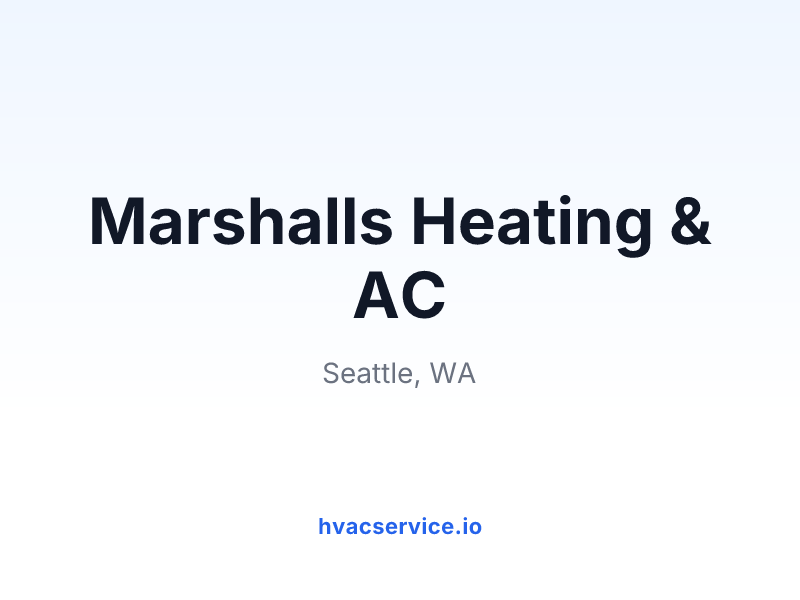 Marshalls Heating & AC