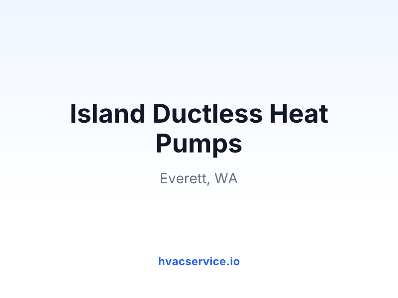 Island Ductless Heat Pumps