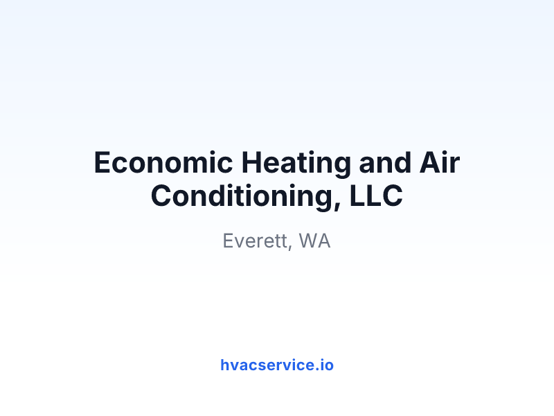 Economic Heating and Air Conditioning, LLC
