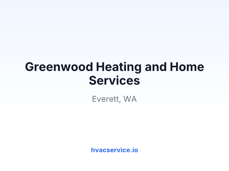 Greenwood Heating and Home Services
