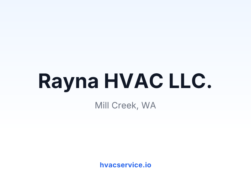 Rayna HVAC LLC.