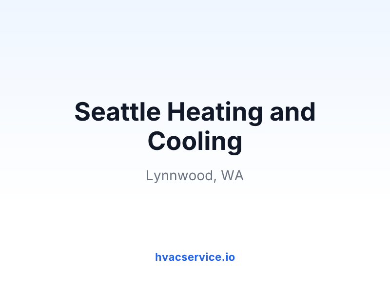 Seattle Heating and Cooling