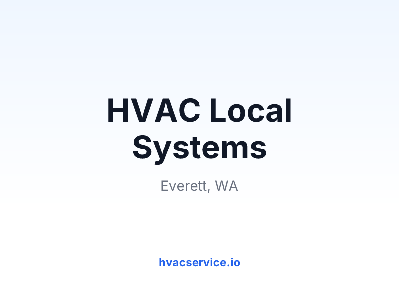 HVAC Local Systems