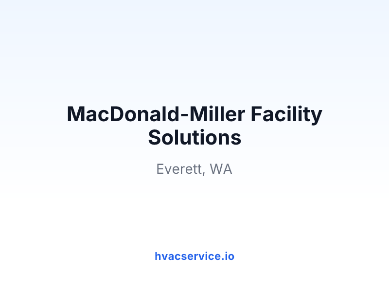 MacDonald-Miller Facility Solutions