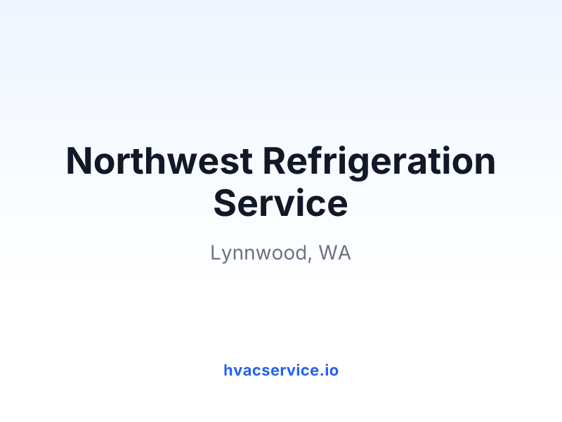 Northwest Refrigeration Service