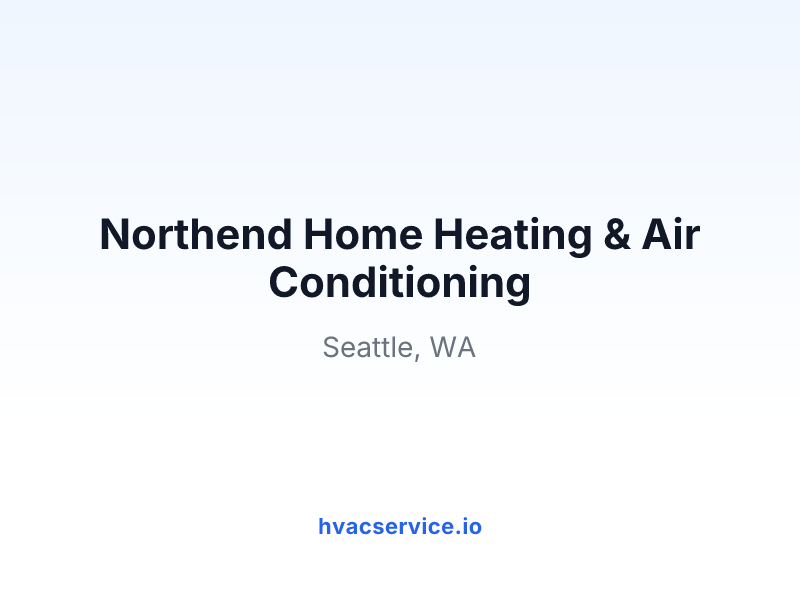 Northend Home Heating & Air Conditioning