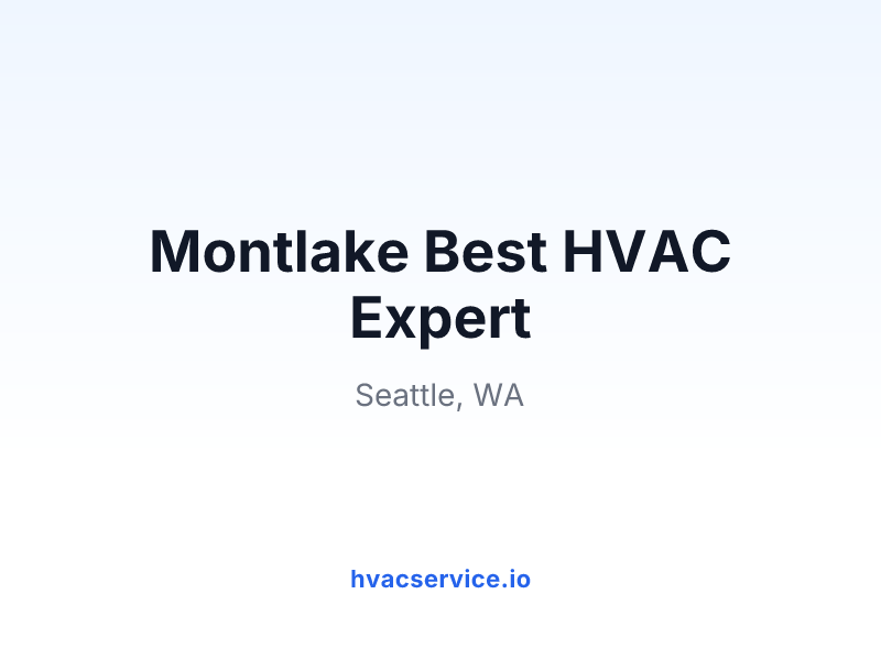 Montlake Best HVAC Expert