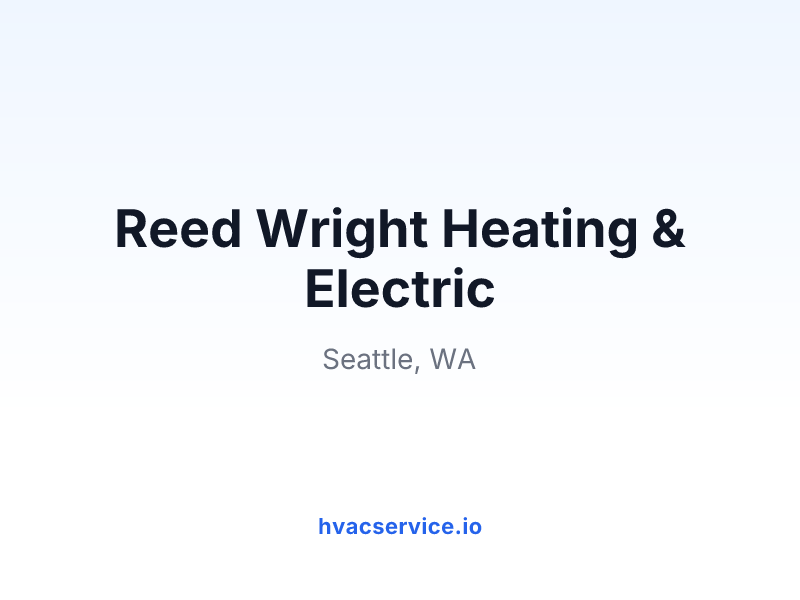 Reed Wright Heating & Electric