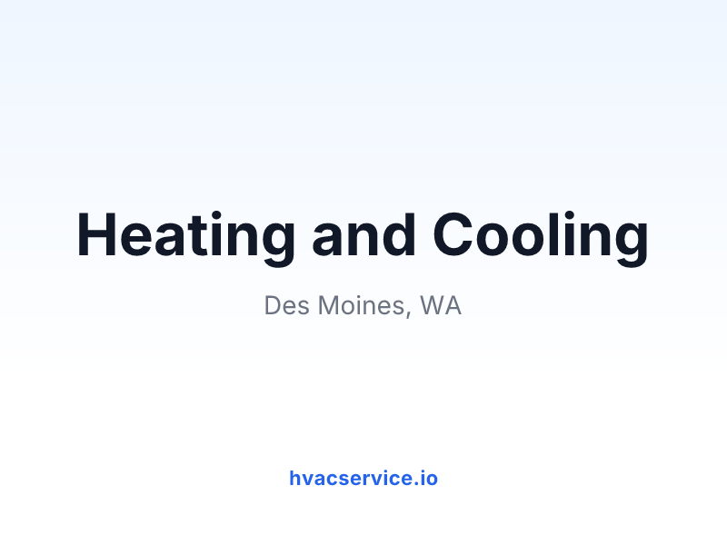 Heating and Cooling