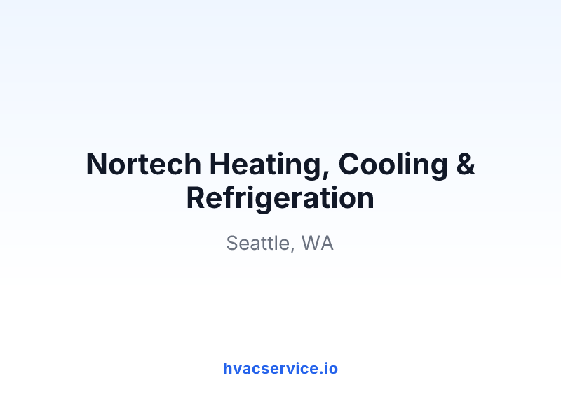 Nortech Heating, Cooling & Refrigeration