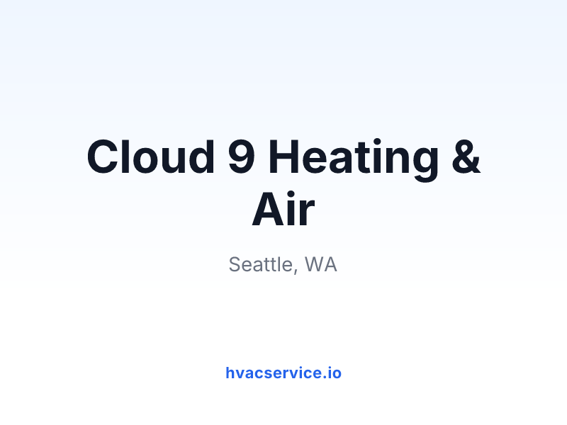 Cloud 9 Heating & Air