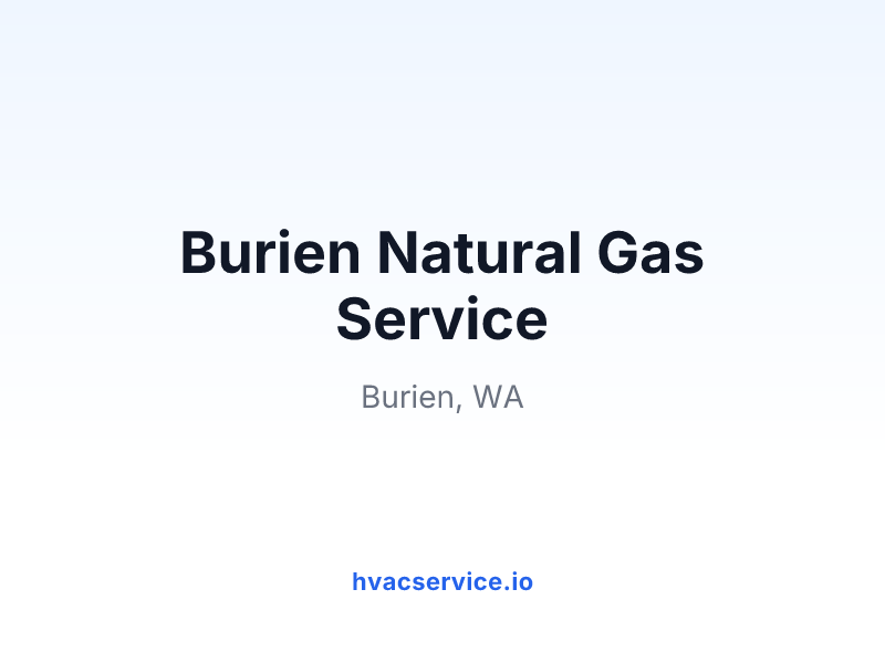 Burien Natural Gas Service