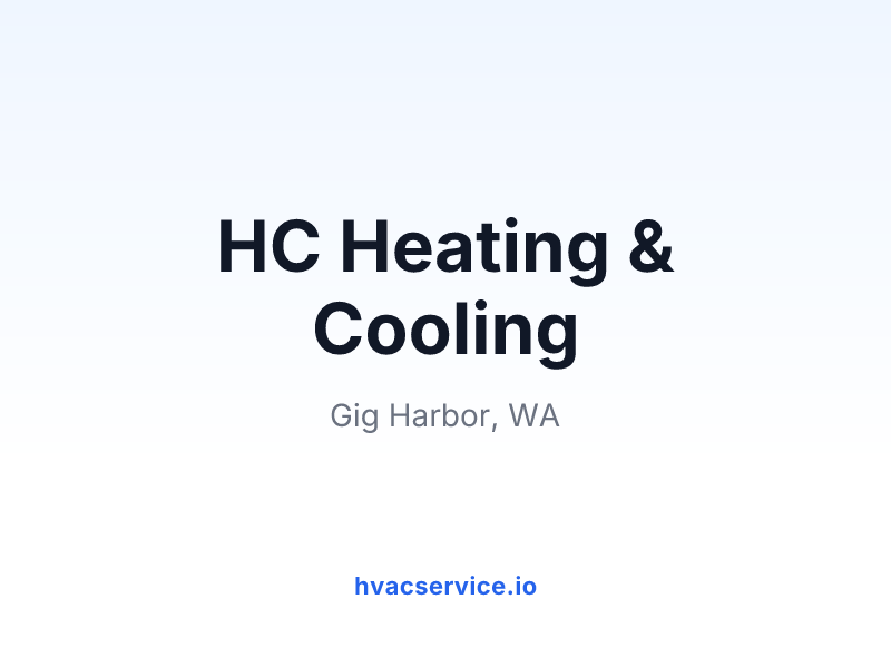 HC Heating & Cooling