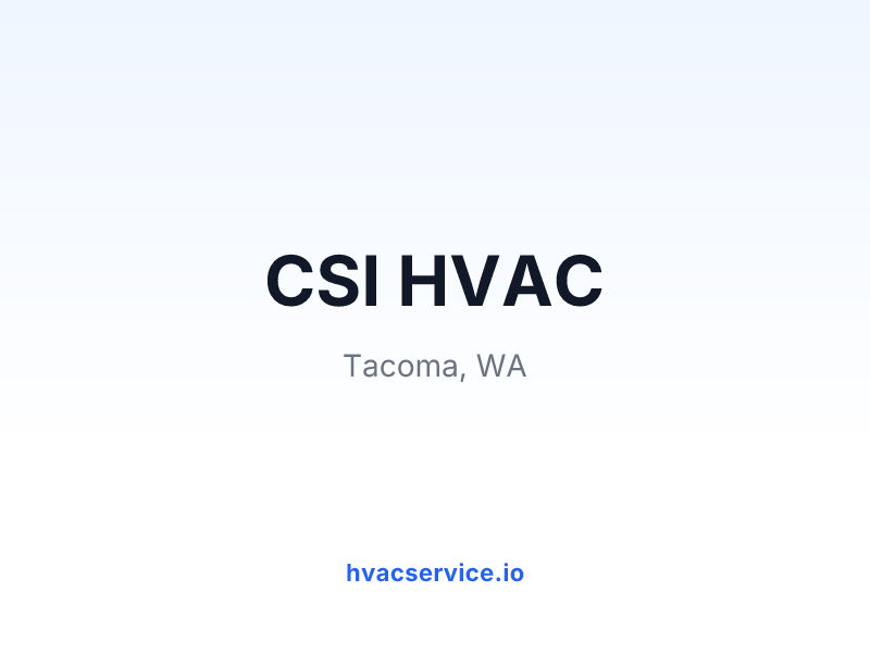 CSI HVAC