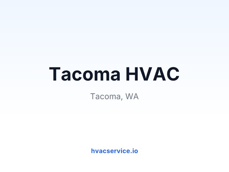Tacoma HVAC