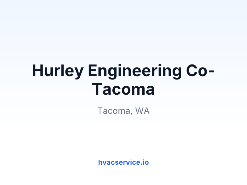 Hurley Engineering Co-Tacoma