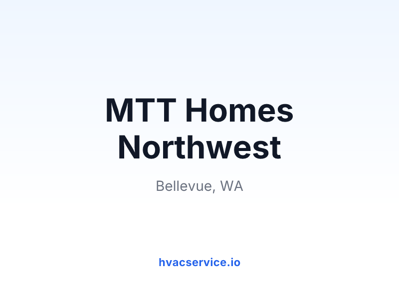 MTT Homes Northwest