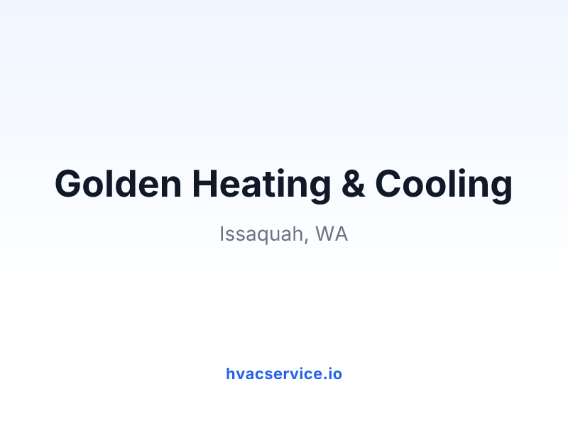 Golden Heating & Cooling