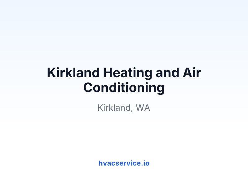 Kirkland Heating and Air Conditioning