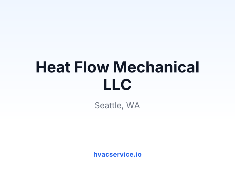 Heat Flow Mechanical LLC