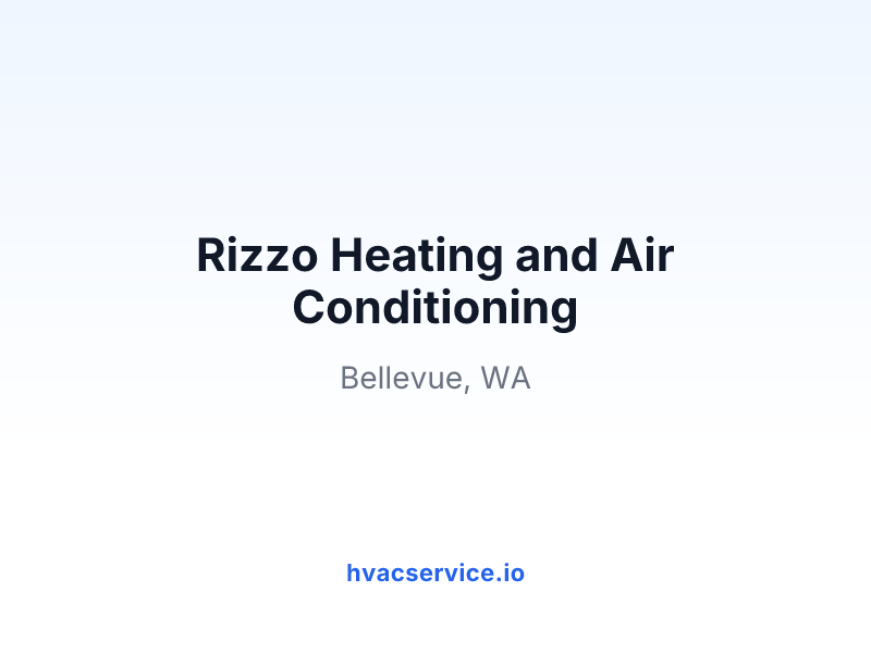 Rizzo Heating and Air Conditioning