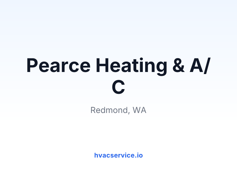 Pearce Heating & A/C