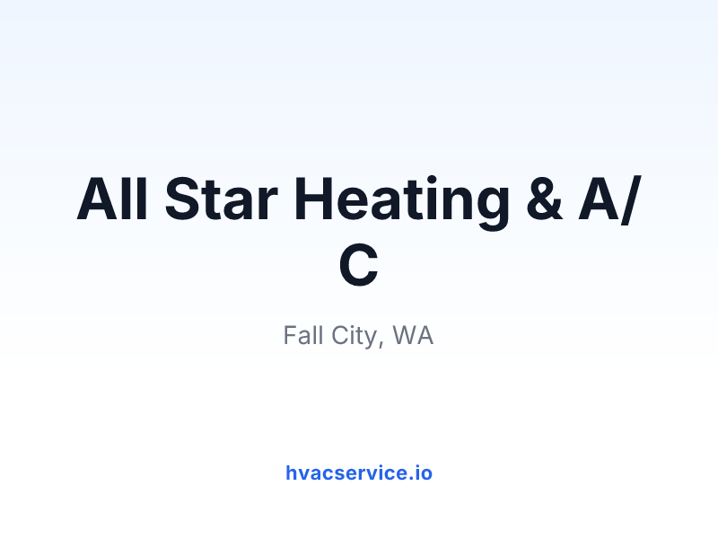 All Star Heating & A/C