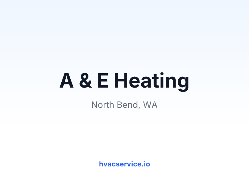A & E Heating