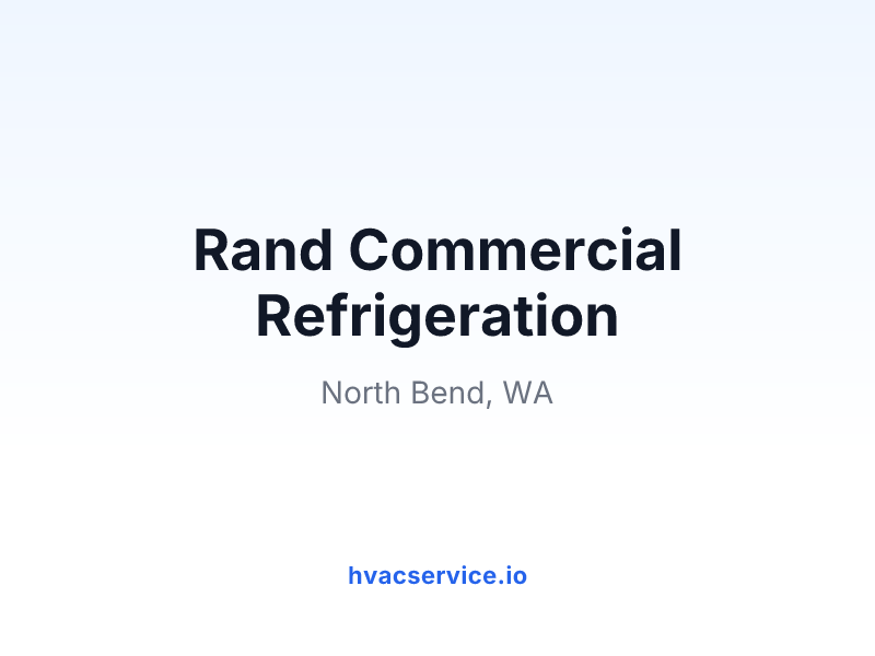 Rand Commercial Refrigeration