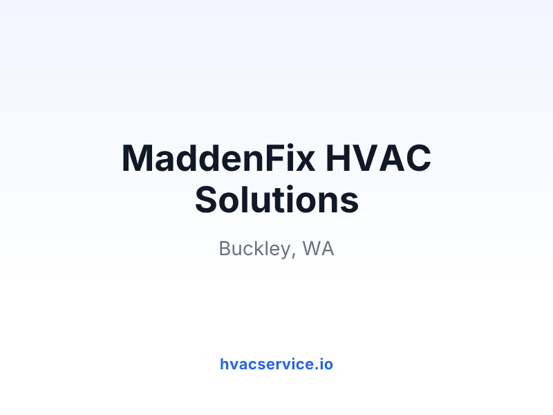 MaddenFix HVAC Solutions
