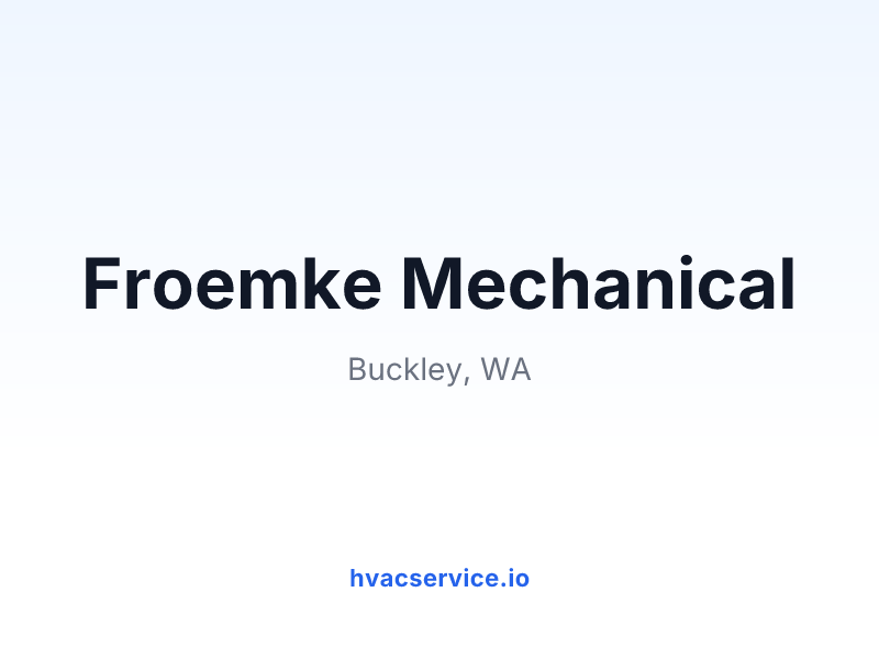 Froemke Mechanical