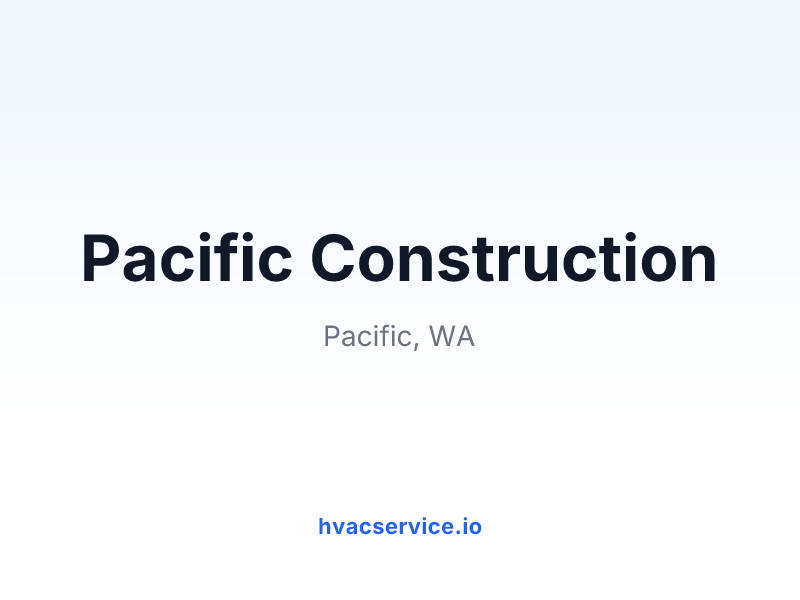 Pacific Construction