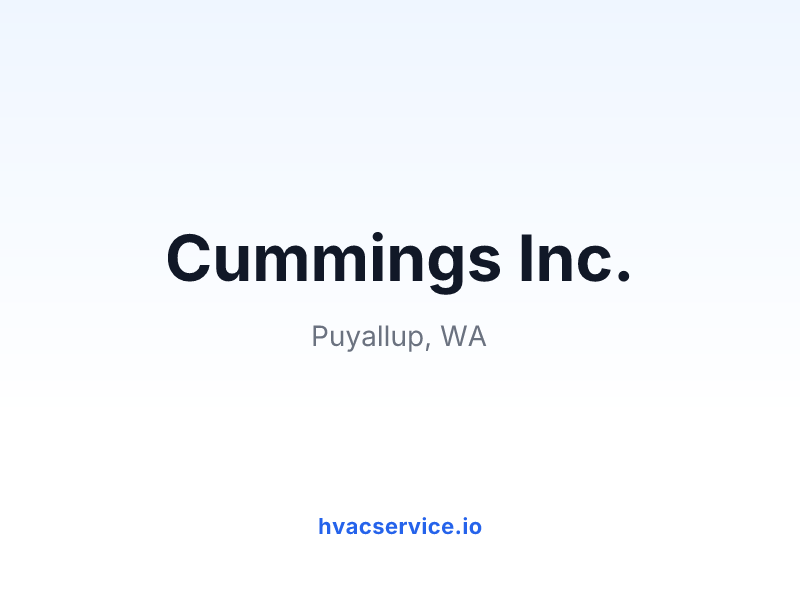 Cummings Inc.