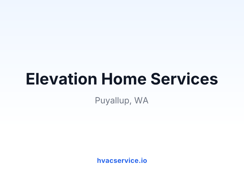 Elevation Home Services