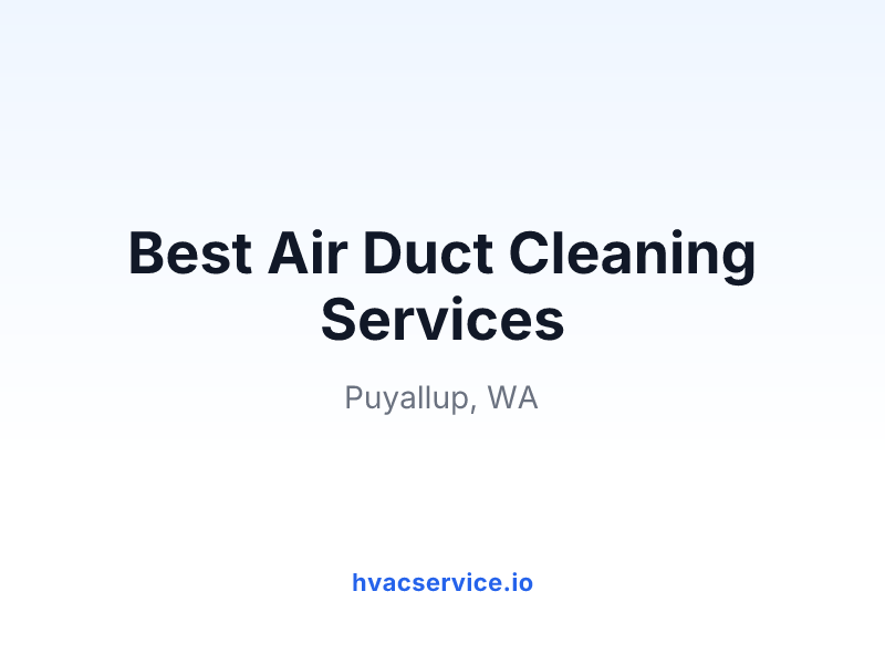 Best Air Duct Cleaning Services