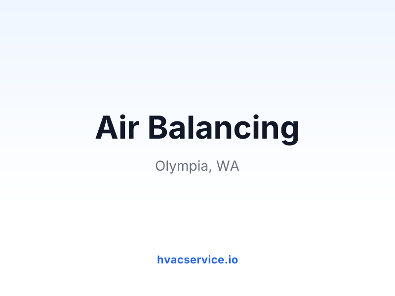 Air Balancing