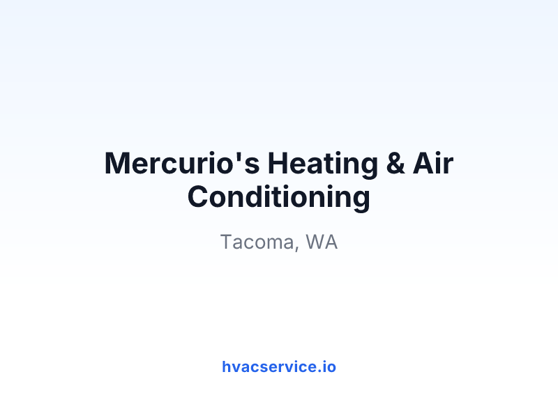 Mercurio's Heating & Air Conditioning